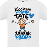 Chłopięca koszulka kocham mojego Tatę